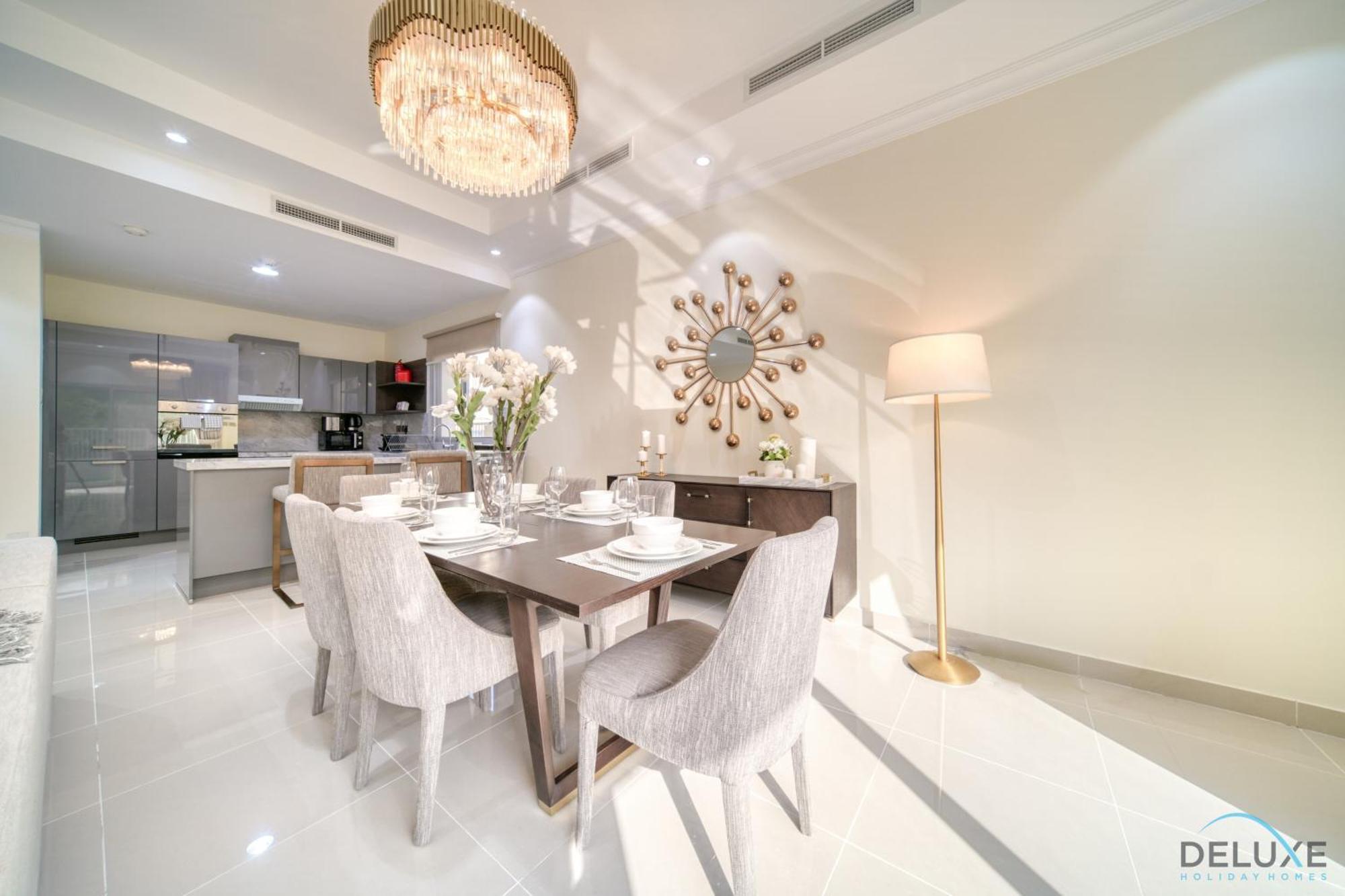 Apartment Charming 3br Townhouse With Assistant's At District 12 Jvc By Deluxe Dubai